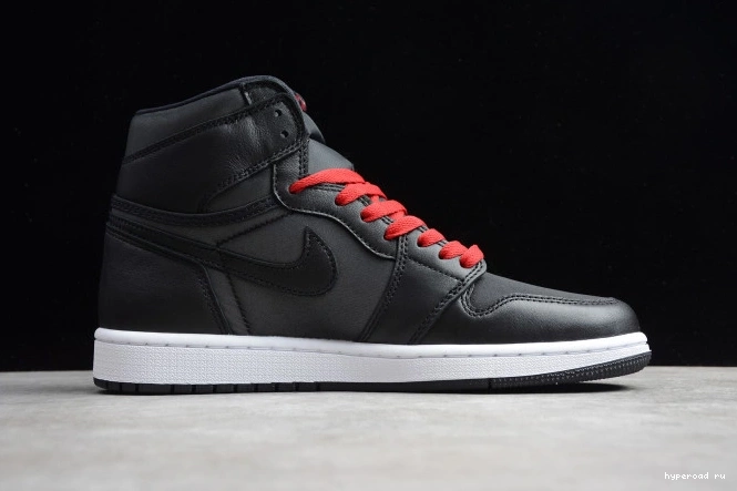 Black 1 Air 555088-060 High Satin Jordan Retro OG 0607